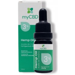 myCBD 3% CBD olej full spectrum 10 ml