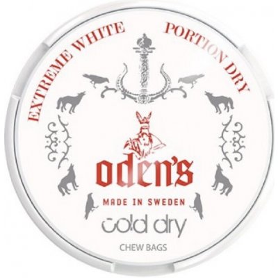 GN Tobacco Odens Extreme cold white dry 22 mg 20 sáčků – Zboží Mobilmania