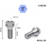 Kolový šroub M12x1,25x22 kužel s krátkou hlavou, klíč 17, C17B22TBI, výška 39 mm | Zboží Auto
