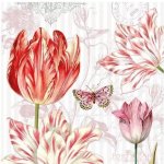 Ubrousek 33x33cm Tulipán – HobbyKompas.cz Ubrousek 33x33cm Tulipán – HobbyKompas.cz