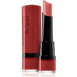 Bourjois Paris Rouge Velvet The Lipstick matná rtěnka 12 Brunette 2,4 g – Zboží Mobilmania