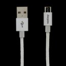Energizer C13UBMCGWH4 micro-USB/USB (M/M), 1,2m, bílý