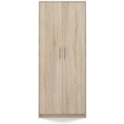 Falco Skříň Olina 2D Bílá/dub sonoma – Zboží Mobilmania