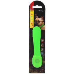 Dog Fantasy Svítící návlek na obojek LED zelený 15 cm