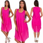 Fashionweek nádherné módní letní bavlněné šaty Boho Italy A607 amarant – Zboží Mobilmania
