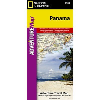 Panama Adventure Map GPS komp. NGS – Sleviste.cz