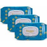 Beggs vlhčené splachovatelné ubrousky 3 x 64 ks – Zboží Dáma