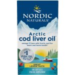 Nordic Naturals Arctic Cod Liver Oil, Olej z tresčích jater, Citrón, 180 softgelových kapslí citron – Hledejceny.cz