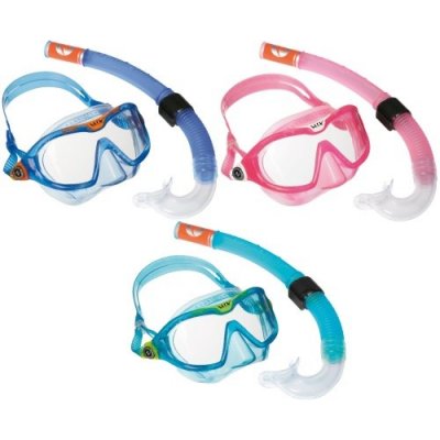 Kit Maschera + Snorkel AQUALUNG Per Bambini - Con Protezione UV E Antiappannamento - Foto 3
