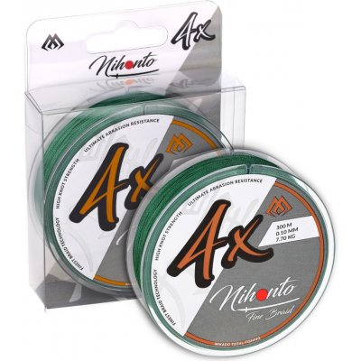 Mikado šňůra Nihonto Fine Braid Green 300m 0,35mm 33,4kg – Sleviste.cz