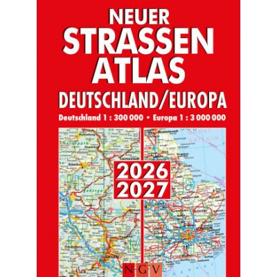 Neuer Straßenatlas Deutschland/Europa 2026/2027 – Zboží Mobilmania