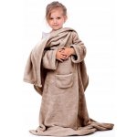 DecoKing Dětská deka s rukávy Lazy béžová – Hledejceny.cz