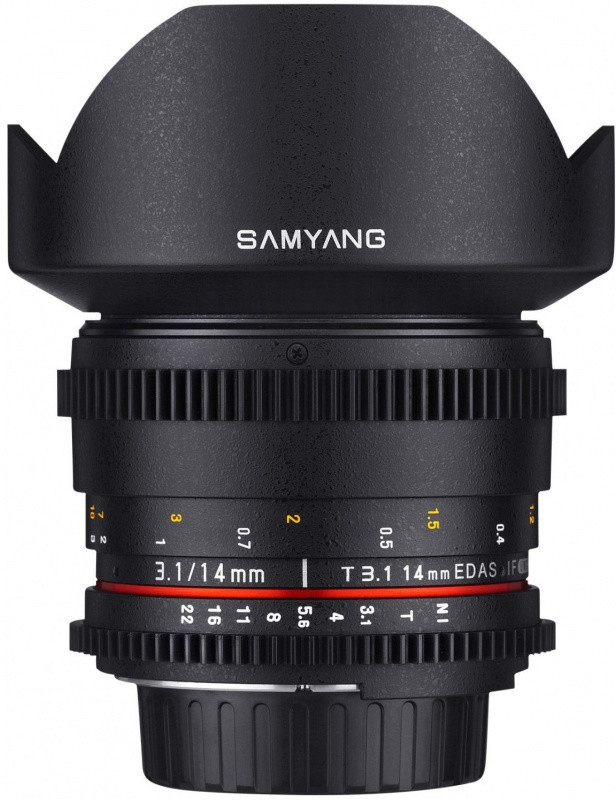 Samyang 14mm T3.1 VDSLR ED AS IF UMC Pentax K