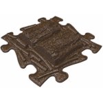 MUFFIK MFK-008-2-1-12 Ortopedická podložka Klády tvrdé Hnědá – Zboží Dáma