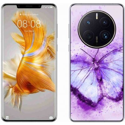 Pouzdro mmCase Gelové Huawei Mate 50 Pro - fialový motýl – Hledejceny.cz