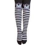 Wola Dívčí punčocháče ZEBRA černobílé – Zboží Dáma