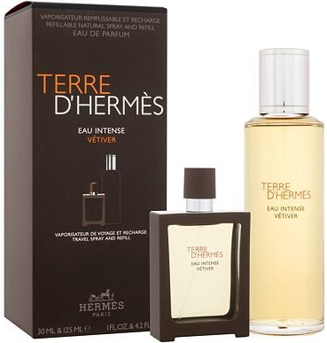 Hermes Terre d\'Hermès Eau Intense Vétiver EDP 30 ml + náplň EDP 125 ml dárková sada