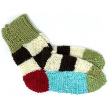 Dětské ručně pletené ponožky od Magdy