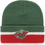47 Brand Zimní čepice Minnesota Wild Split Cuff ’47 Cuff Knit Dark Green – Sleviste.cz