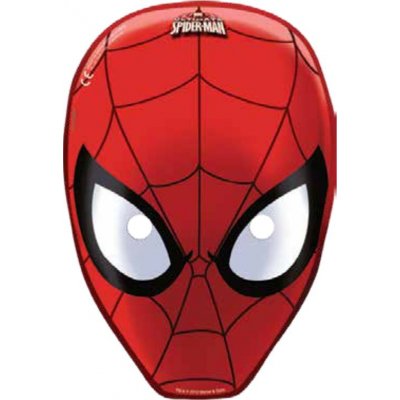 Papírová maska Spiderman – Zboží Mobilmania
