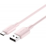 Vention CTQPF USB 2.0 A Male to C Male 3A, 1m, růžový – Zboží Mobilmania