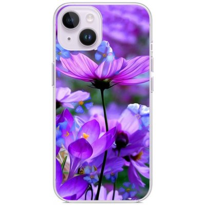Pouzdro TopQ iPhone 14 Plus Rozkvetlé květy – Zboží Mobilmania