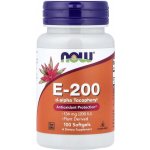 Now Foods Vitamin E-200 D-Alpha Tocopheryl 100 kapslí – Hledejceny.cz