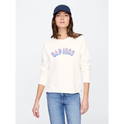 GAP mikina s logem Bílá – Zboží Dáma