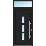 OknaDvereNaMiru.cz Vchodové dveře STYL 112 + Nadsvětlík bílá 100 x 220 cm – Hledejceny.cz
