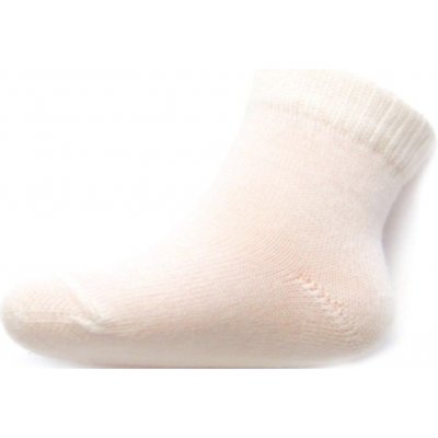 New Baby Kojenecké bavlněné ponožky bílá