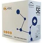 Solarix SXKD-6A-STP-PE STP, Cat6A, drát, PE, cívka, 500m – Zboží Živě
