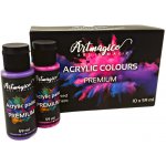 Artmagico akrylové barvy Premium 59 ml Sada 10ks – Zboží Dáma