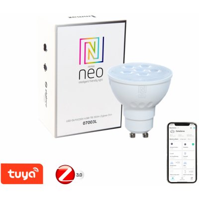 Immax NEO Smart žárovka LED GU10 4,8W teplá bílá, stmívatelná – Hledejceny.cz