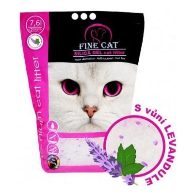 Fine Cat silicagel levandule 7,6 l/3,3 kg – Zboží Mobilmania