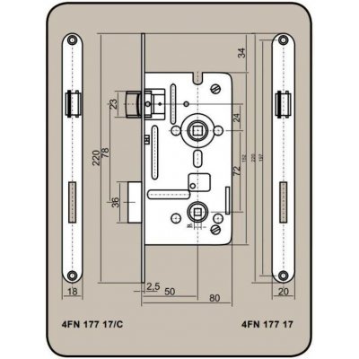 M.A.T. WC 72/80 mm P/L bílý zinek – Sleviste.cz