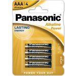 Panasonic Alkaline Power AAA 4ks 00261999 – Zboží Mobilmania