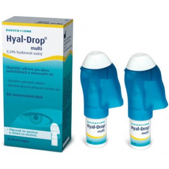 Bausch & Lomb Hyal Drop multi speciální balení 2 x 10 ml