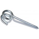 Hák houpačkový dvojitý s vrutem, 7,8x128mm, Zn – Hledejceny.cz