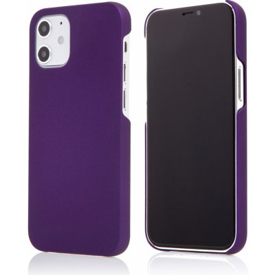 Pouzdro AppleMix Apple iPhone 12 mini - plastové - měkčené povrch - fialové