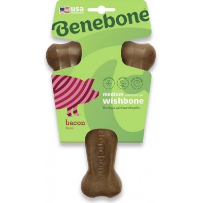 Benebone Wishbone žvýkací slanina 17,8 x 12,2 cm – Zbozi.Blesk.cz