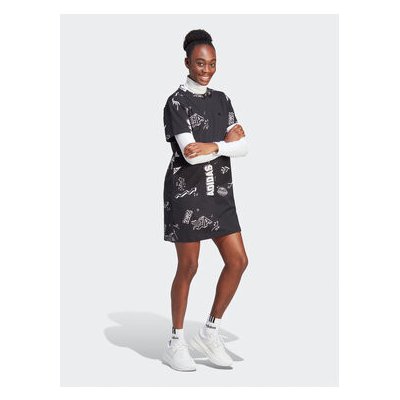 adidas šaty Scribble IA3139 černá – Zboží Mobilmania