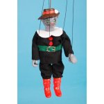 Mašek umělecká výroba Loutka sádrová Kocour v botách 20 cm – Zboží Dáma