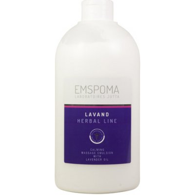 Emspoma Herbal Line Levand masážní emulze 1000 ml – Zboží Mobilmania