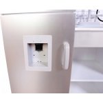 Eco Toys Dřevěná kuchyňka XXL s příslušenstvím 86 x 92 cm x 30 cm šedá – Zboží Dáma