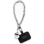 Karl Lagerfeld popruh KLUCHCSKPK stříbrný Univerzální crossbody šňůra Ikonik – Hledejceny.cz