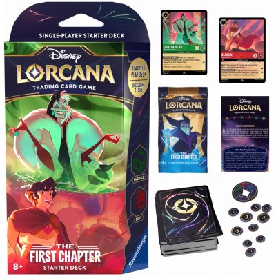 Disney Lorcana TCG The First Chapter Starter Deck Emerald / Ruby – Zboží Mobilmania