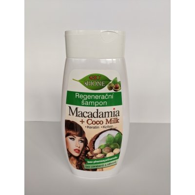 BC Bione regenerační šampon Macadamia + Coco milk 260 ml