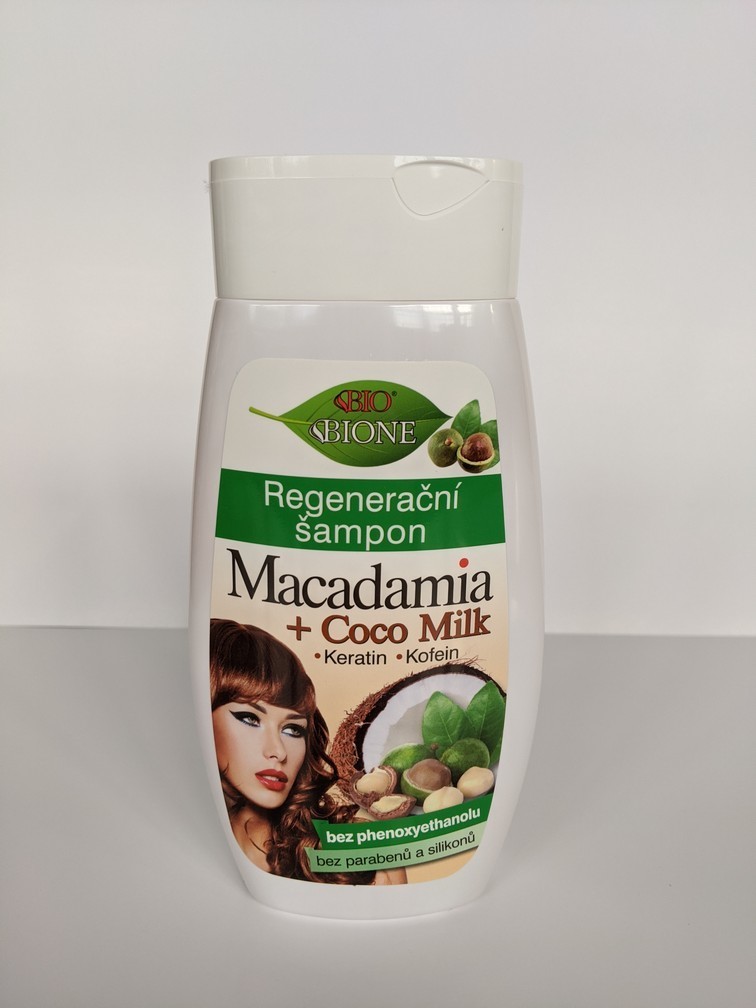 BC Bione regenerační šampon Macadamia + Coco milk 260 ml