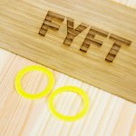 YoYo Response Pad Yoyofactory náhradní bind gumičky na yo yo Žlutá – Zboží Mobilmania