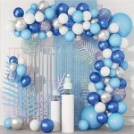 Cakesicq Balónková girlanda modro bílá Cakesicq – Zboží Dáma